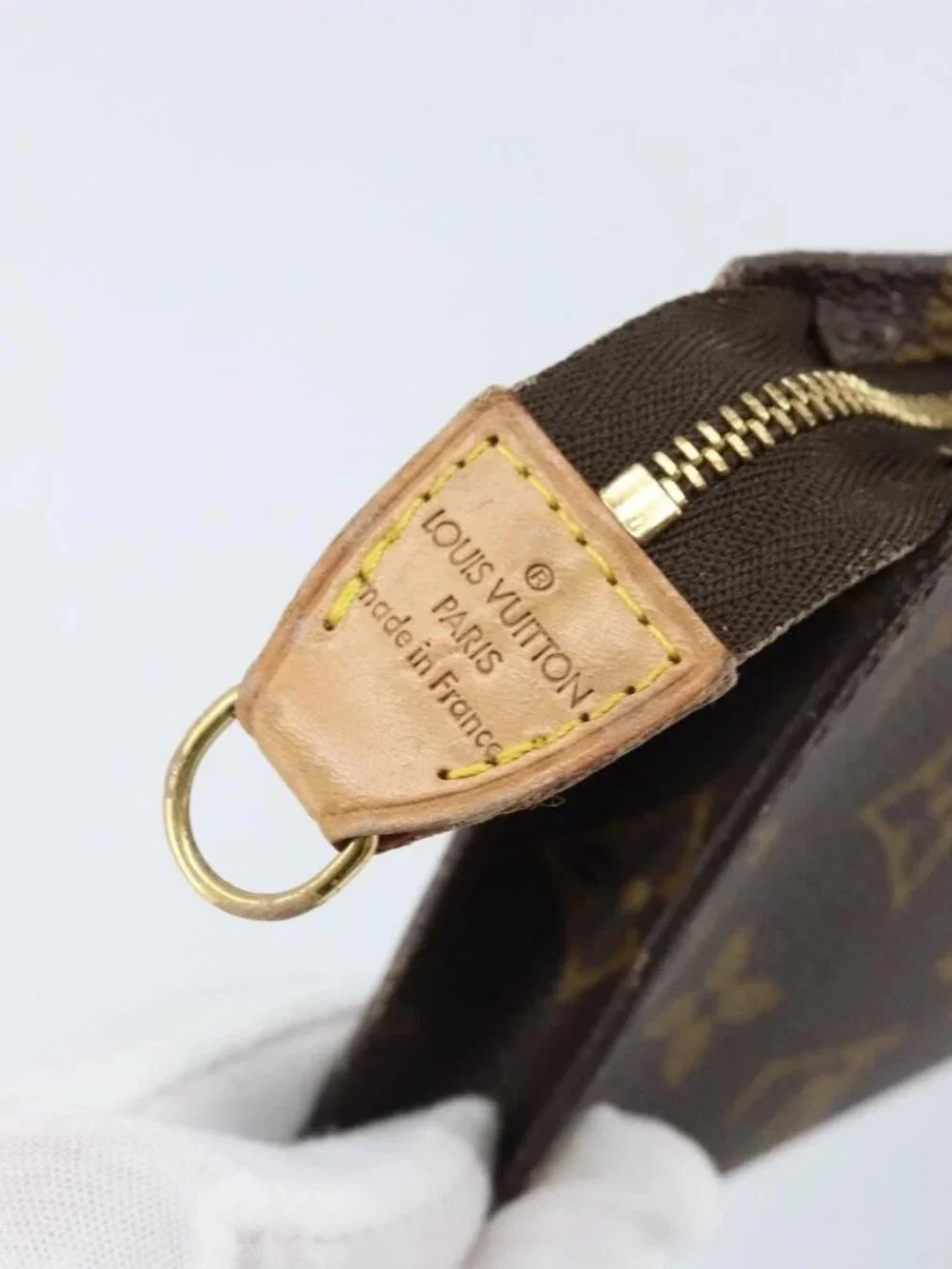 LOUIS VUITTON Monogram Bucket PM Accessory Pouch LV Auth LNZ059
